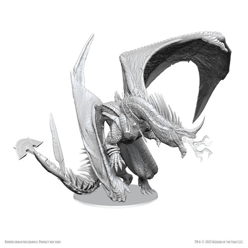 RPG Miniatures: Monsters and Enemies - Nolzur's Marvelous Unpainted Minis: Anthradusk, Ancient Blue Dragon 