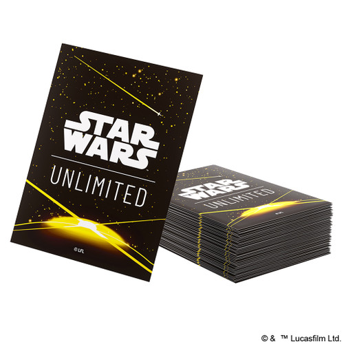 Card Sleeves: SWU: Space Yellow Art Sleeves (61)