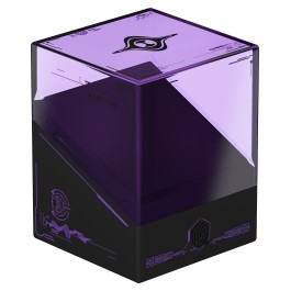 Deck Boxes: Premium Single Dboxes - Boulder 100+ - MTG Edge of Eternities - Monoists (Purple And Black)