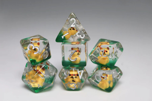 Dice and Gaming Accessories Polyhedral RPG Sets: Stuff-Inside - Baby Raccoon (7)