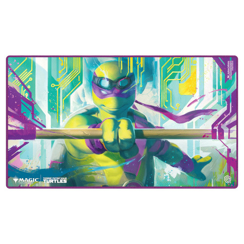 (Preorder) Playmats: MTG Playmats - Donatello's Technique - TMNT Playmat