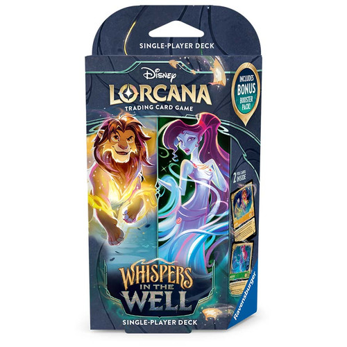 Disney Lorcana: Disney Lorcana TCG: Whispers in the Well Starter Deck - Simba/Megara