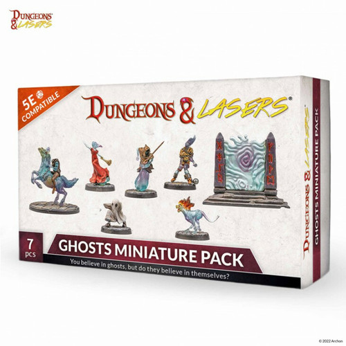 RPG Miniatures: Monsters and Enemies - Dungeons & Lasers: Ghosts Miniature Pack