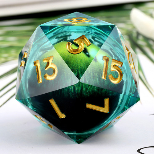 Dice and Gaming Accessories Dragon Eye Specimen - Jumbo 33mm D20