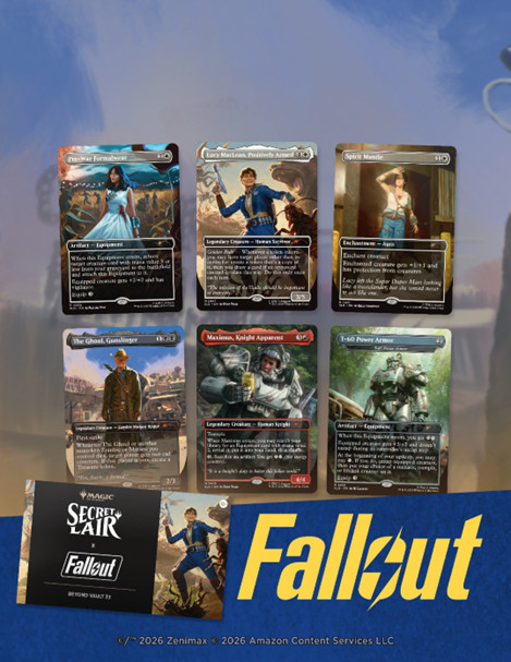 【未開封】SECRET LAIR Fallout 、AVATAR 、2種セット Magic The Gathering Sealed: Secret Lair Series - Secret Lair x