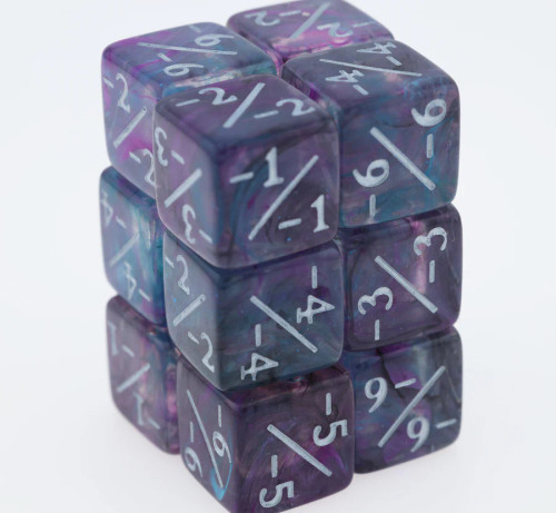Dice and Gaming Accessories Other Gaming Accessories: -1/-1 Purple Petunia Counters (12)