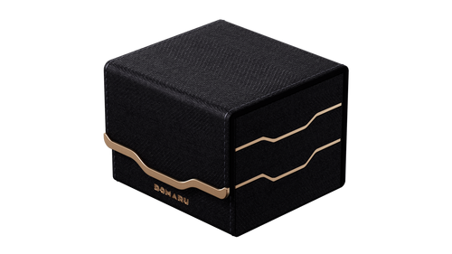 Deck Boxes: MTG Deck Boxes - Obsidian - Domaru: Armory Horizon 100+ Side-load- Deck Box