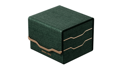 Deck Boxes: MTG Deck Boxes - Malachite - Domaru: Armory Horizon 100+ Side-load- Deck Box