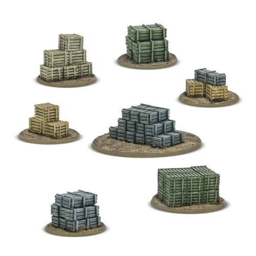 Bolt Action: Terrain - Objective Marker Set - Crates
