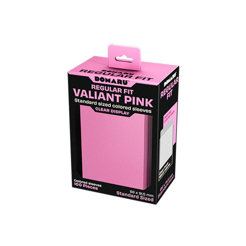 Card Sleeves: Solid Color Sleeves - Domaru: Valiant Pink Sleeves (100)