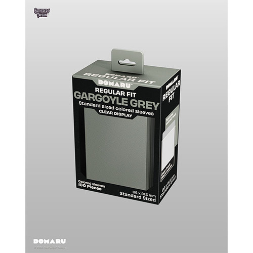 Card Sleeves: Solid Color Sleeves - Domaru: Gargoyle Grey Sleeves (100)