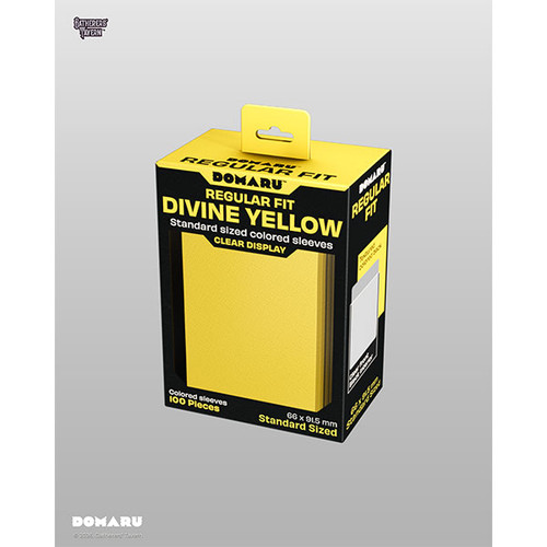 Card Sleeves: Solid Color Sleeves - Domaru: Divine Yellow Sleeves (100)