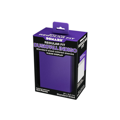 Card Sleeves: Solid Color Sleeves - Domaru: Duskfall Indigo Sleeves (100)
