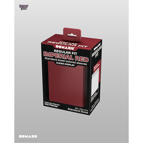 Card Sleeves: Solid Color Sleeves - Domaru: Imperial Red Sleeves (100)