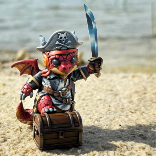 Dice and Gaming Accessories Other Gaming Accessories: Dragon Pirate Die Holder