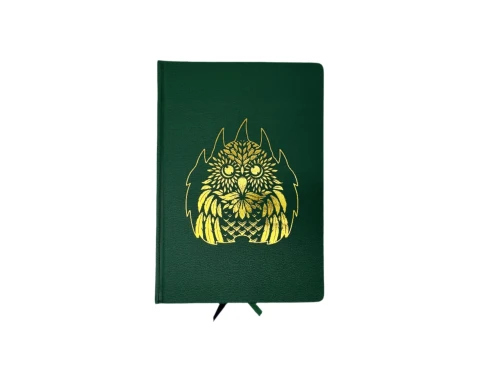 Planners/Journals: Owlbear - Lined Gold Journal
