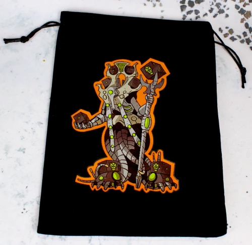 Dice and Gaming Accessories Dice Bags: Slumbering Machines Premium Black Dice Bag