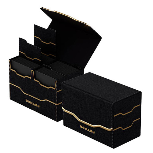 Deck Boxes: Premium Multi Dboxes - Obsidian - Domaru Armory: Vertex 200+ Deck Box