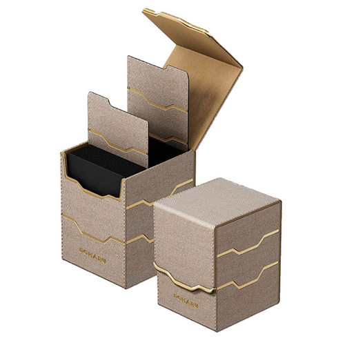 Deck Boxes: MTG Deck Boxes - Alabaster - Domaru Armory: Vertex 100+ Deck Box