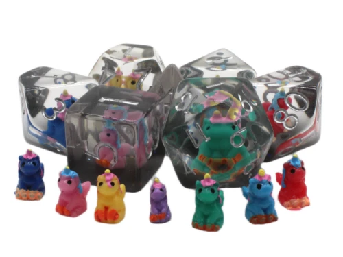 Dice and Gaming Accessories Polyhedral RPG Sets: Stuff-Inside - Infused - Unicorn (7)