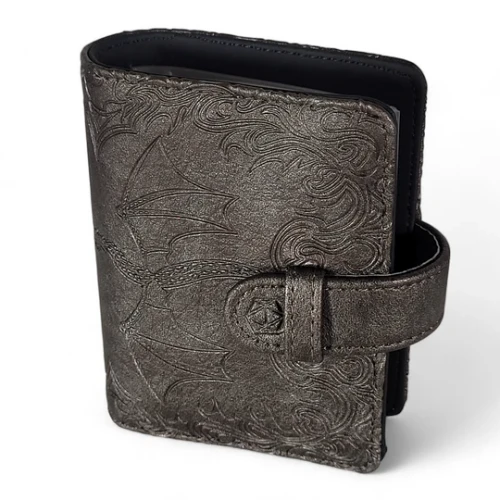 Dice and Gaming Accessories Other Gaming Accessories: Spell Card: Book of Incantations - Dragon Edition (Pewter)