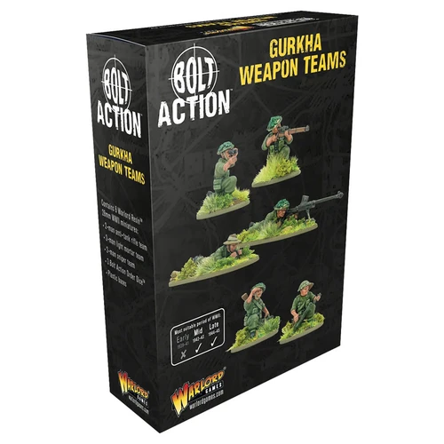 Bolt Action: Gurkha Weapon Teams