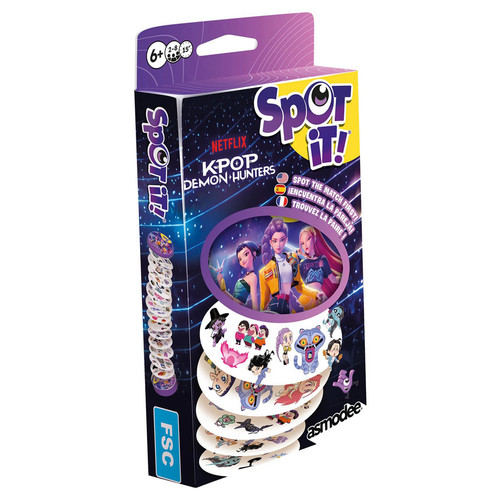 (Preorder) Card Games: Spot It! K-Pop Demon Hunters