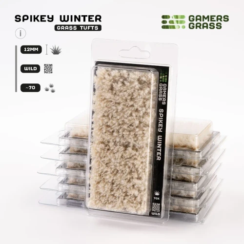 Basing Material and Textures: Gamers Grass Tufts: Spikey Winter 12mm