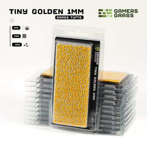 Basing Material and Textures: Gamers Grass Tufts: Tiny Tufts Golden