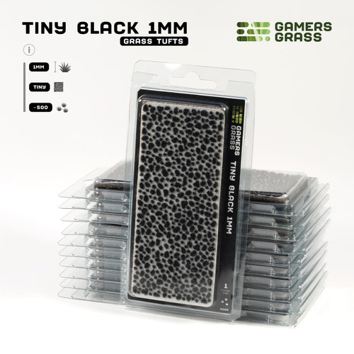 Basing Material and Textures: Gamers Grass Tufts: Tiny Black 1mm
