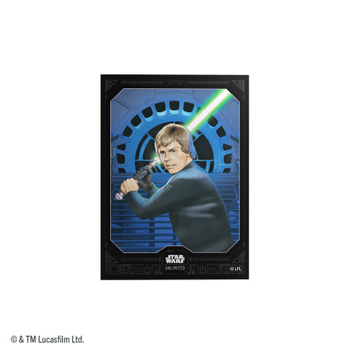 Card Sleeves: Jedi Luke Skywalker - SWU Premium Art Sleeves (62)