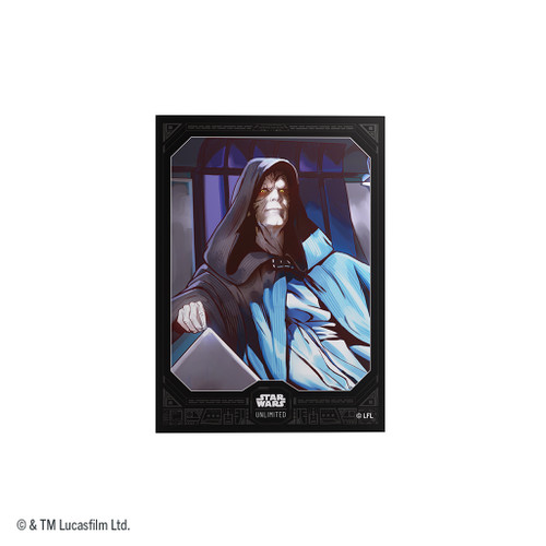 Card Sleeves: Emperor Palpatine - SWU Premium Art Sleeves (62)