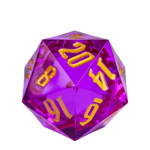 Dice and Gaming Accessories Other Gaming Accessories: 55mm Dashing Prince Sharp Edge D20