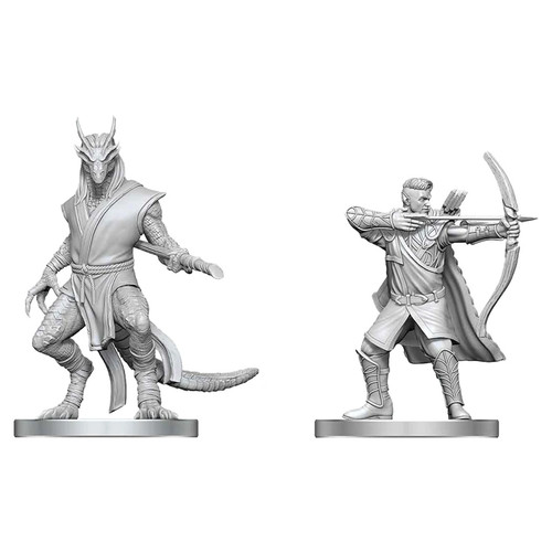 RPG Miniatures: Nolzur's - Nolzur's Marvelous Unpainted Minis: Elf Ranger & Dragonborn Monk