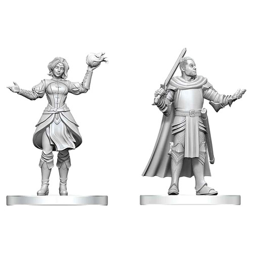 RPG Miniatures: Nolzur's - Nolzur's Marvelous Unpainted Minis: Knight & Mage Apprentice