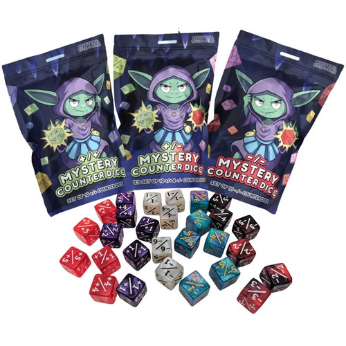 Dice and Gaming Accessories MDG - Mystery Dice Plus Counter Bag (10)