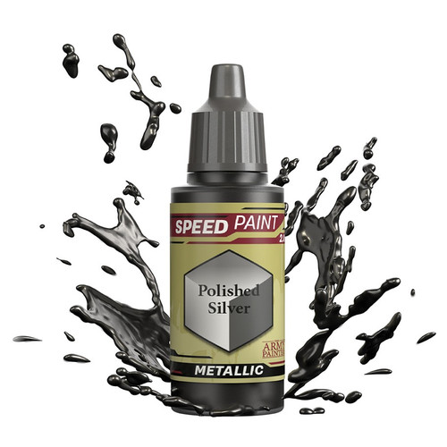 Paint: Army Painter - Speedpaint 2.0: Polished Silver (18ml)
