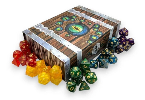 Board Games: Mimic Chest and Treasure Dice Collection