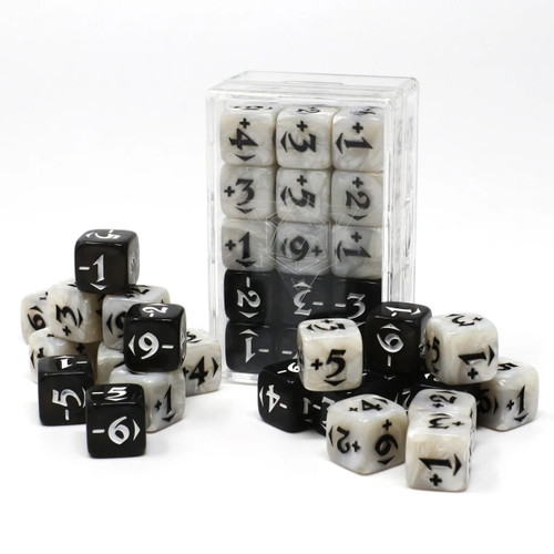 Dice and Gaming Accessories Other Gaming Accessories: MtG Spindown D6 Counters: Variety Power Pack - White