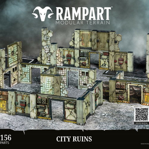 Terrain/Scenery: Rampart Modular Terrain Set: City Ruins