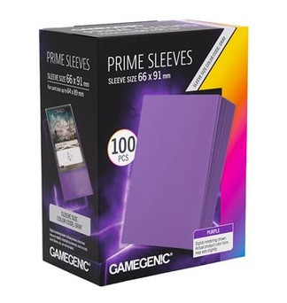 Card Sleeves: Solid Color Sleeves - Purple Prime Sleeves (100)