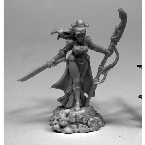 RPG Miniatures: Reaper Minis - Dark Heaven Bones: Masumi, Demon Hunter