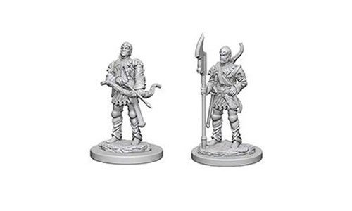 RPG Miniatures: Townsfolk and Animals - Deep Cuts Unpainted Minis: Town Guards