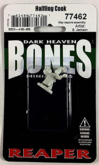 RPG Miniatures: Reaper Minis - Dark Heaven Bones: Halfling Cook