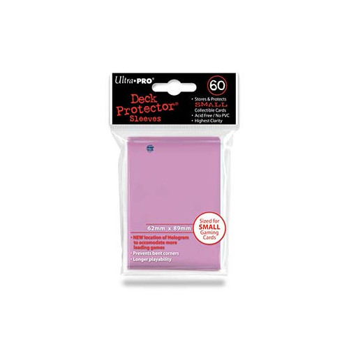 Card Sleeves: Non-Standard Sleeves - Small Deck Protectors - Pink (60)