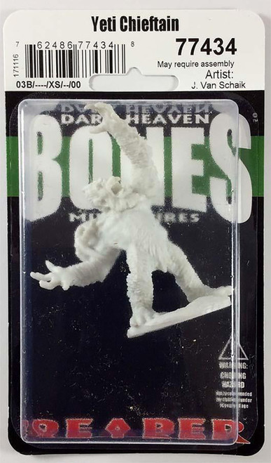 RPG Miniatures: Reaper Minis - Dark Heaven Bones: Yeti Chieftain