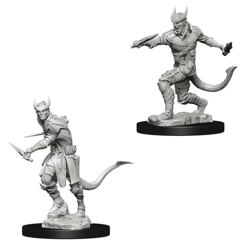 RPG Miniatures: Adventurers - Nolzur's Marvelous Unpainted Minis: Tiefling Male Rogue