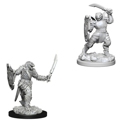 RPG Miniatures: Adventurers - Nolzur's Marvelous Unpainted Minis: Dragonborn Female Paladin