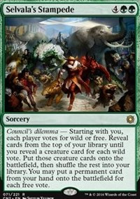 Selvala's Stampede [Foil] - Conspiracy: Take the Crown
