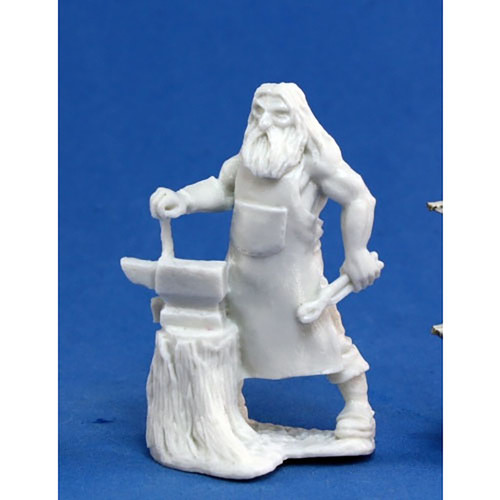 RPG Miniatures: Reaper Minis - Dark Heaven Bones: Townsfolk: Blacksmith